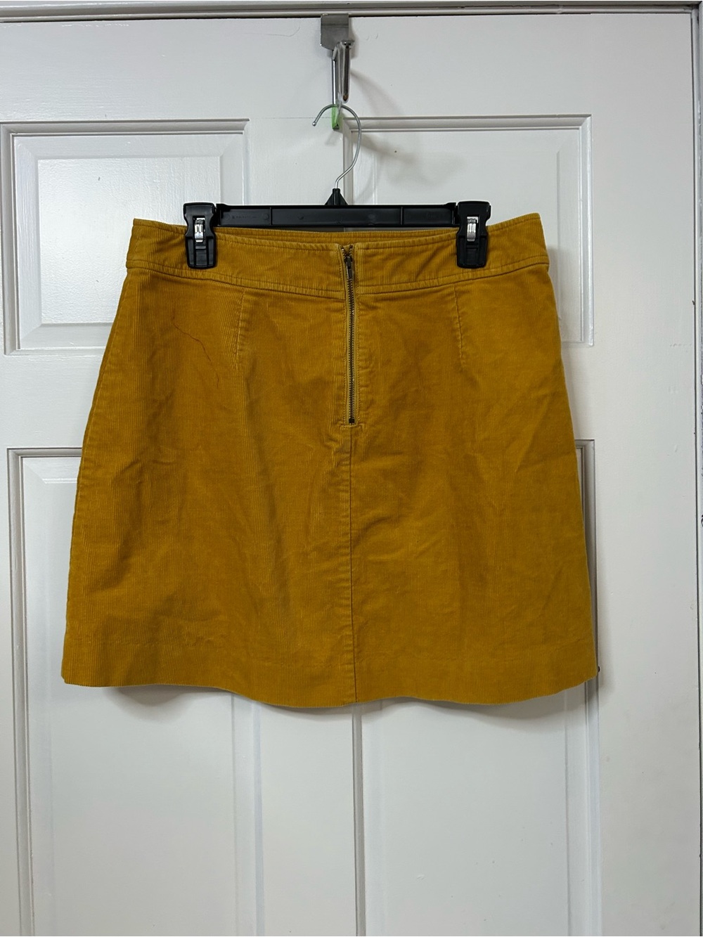 J. Crew Mustard Yellow Corduroy Mini Skirt - Picture 2 of 4